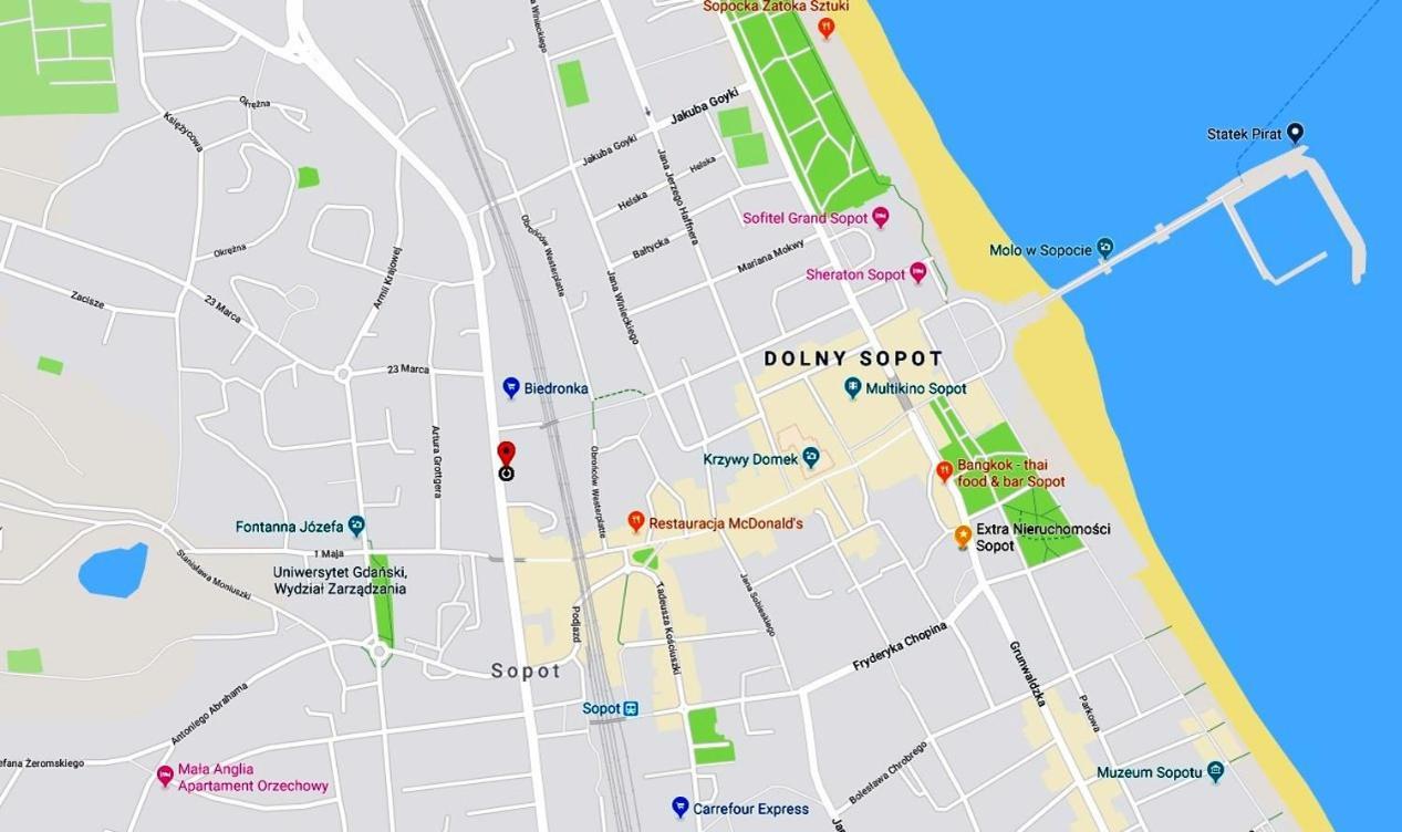 Extra Apartamenty - Apartament Przyladek Dobrej Nadziei Sopot Exteriör bild